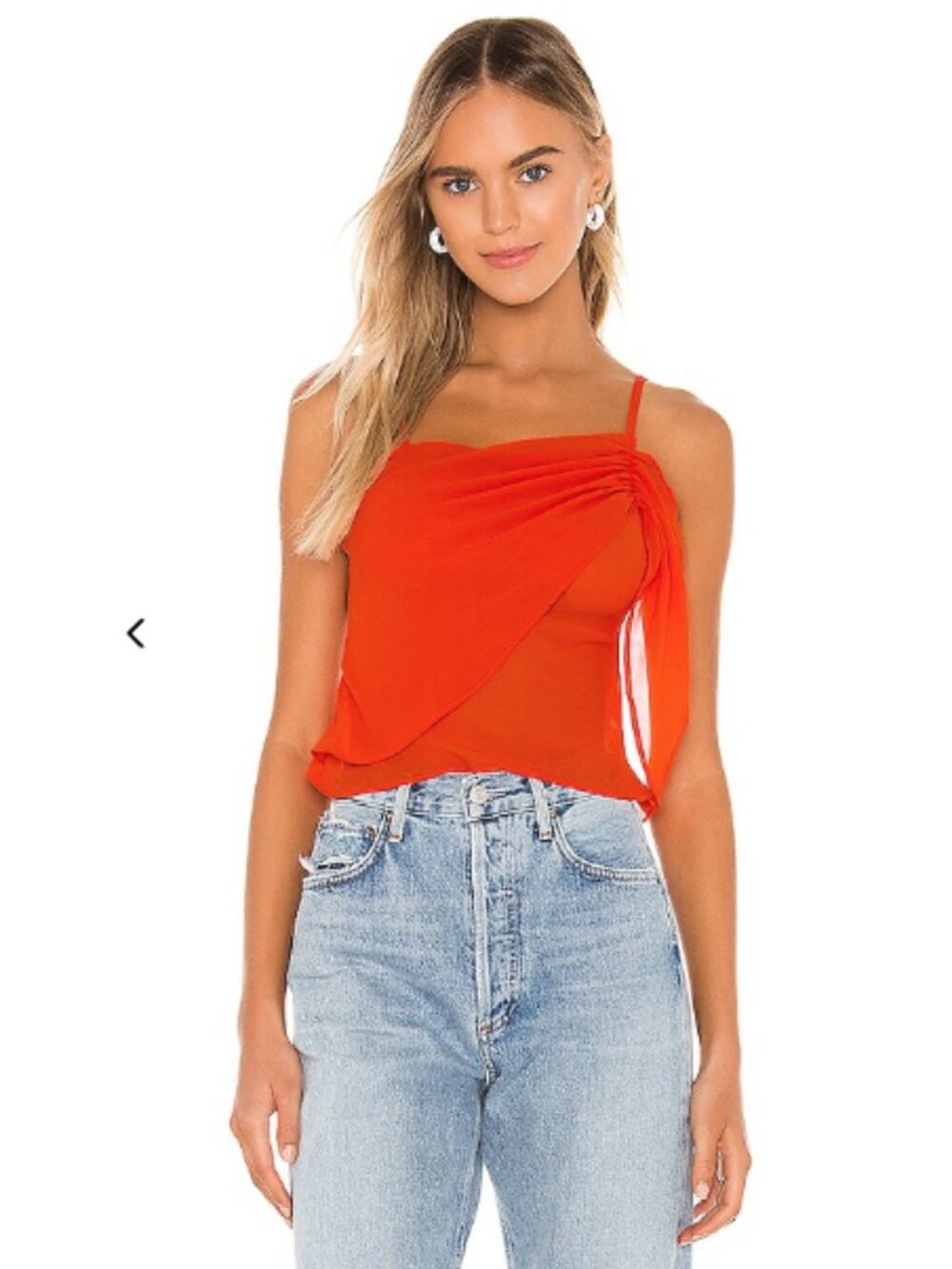 Superdown Abbey Ruched Cami Top